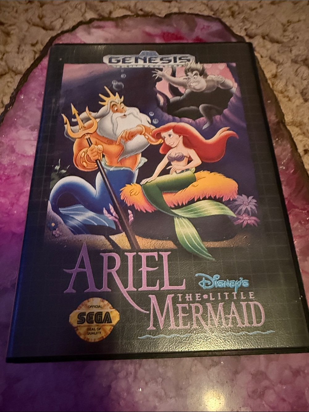 Ariel the Little Mermaid (Sega Genesis Video Game, 1992) Great Condition In Case